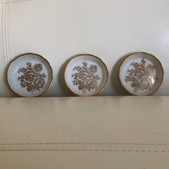 Set of 3 Vintage Porcelain Dishes from "Porcelaine de France" | Hand-painted - Picture 6 of 8